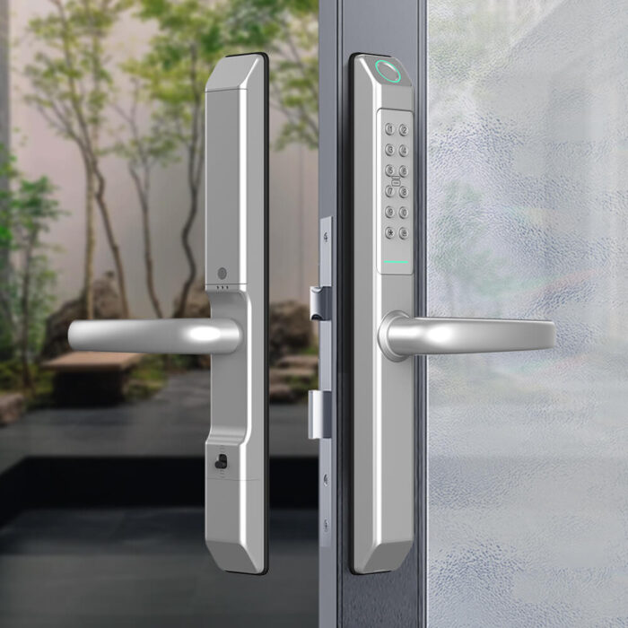 Keyless Digital Physical Button Door Lock With European Mortise Rainproof - Image 8