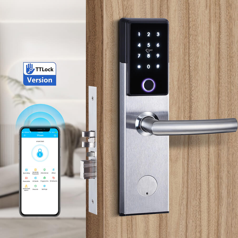 OEM Smart App Lock Fingerprint Password Card Apartment Lock Door Smart for Hotel - Image 2