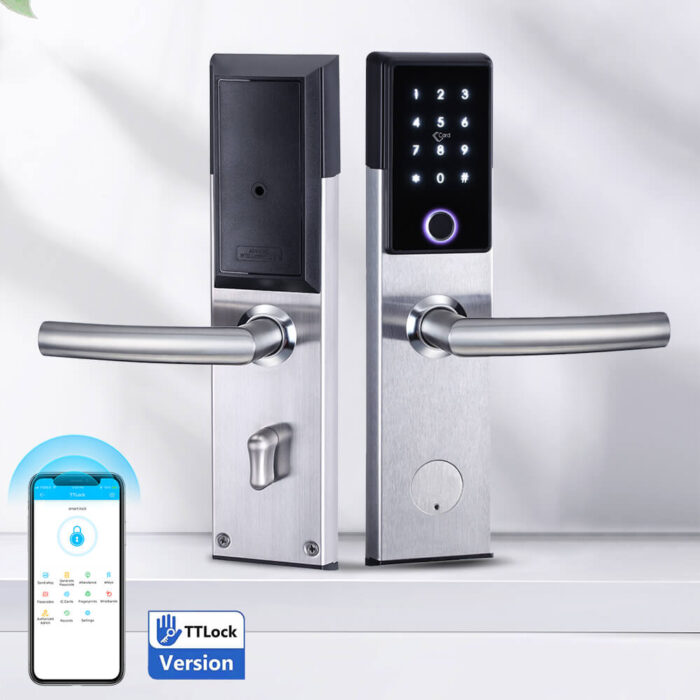 OEM Smart App Lock Fingerprint Password Card Apartment Lock Door Smart for Hotel - Image 3