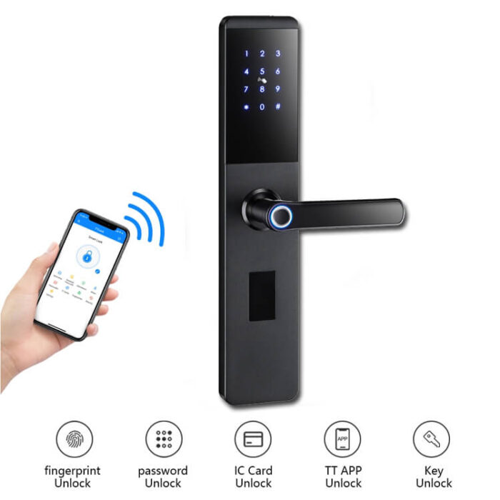 Smart Digital Door Lock with RFID and Key Code Access for Hotel Use Cloud Enabled - Image 4