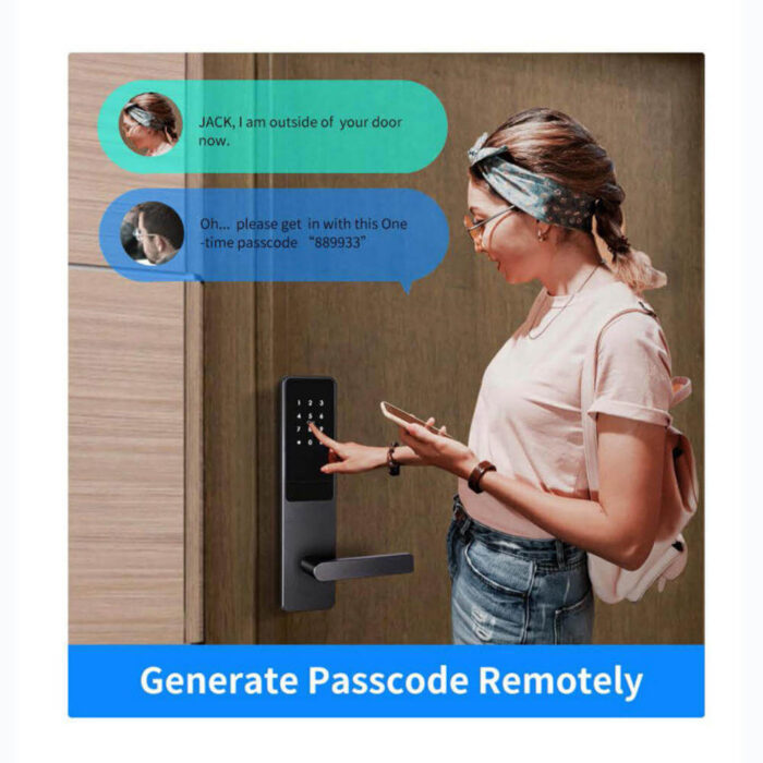 TTLock App Controlled Smart Home Lock High Security Aluminum Alloy Intelligent Remote Control Lock - Image 7