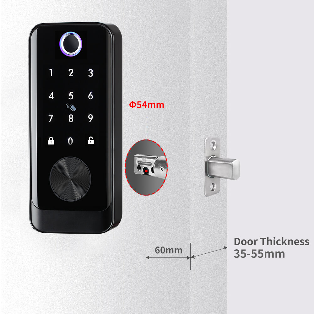 TTLock Smart Keyless Deadbolt Lock | US Standard Keypad Door Lock - Image 5