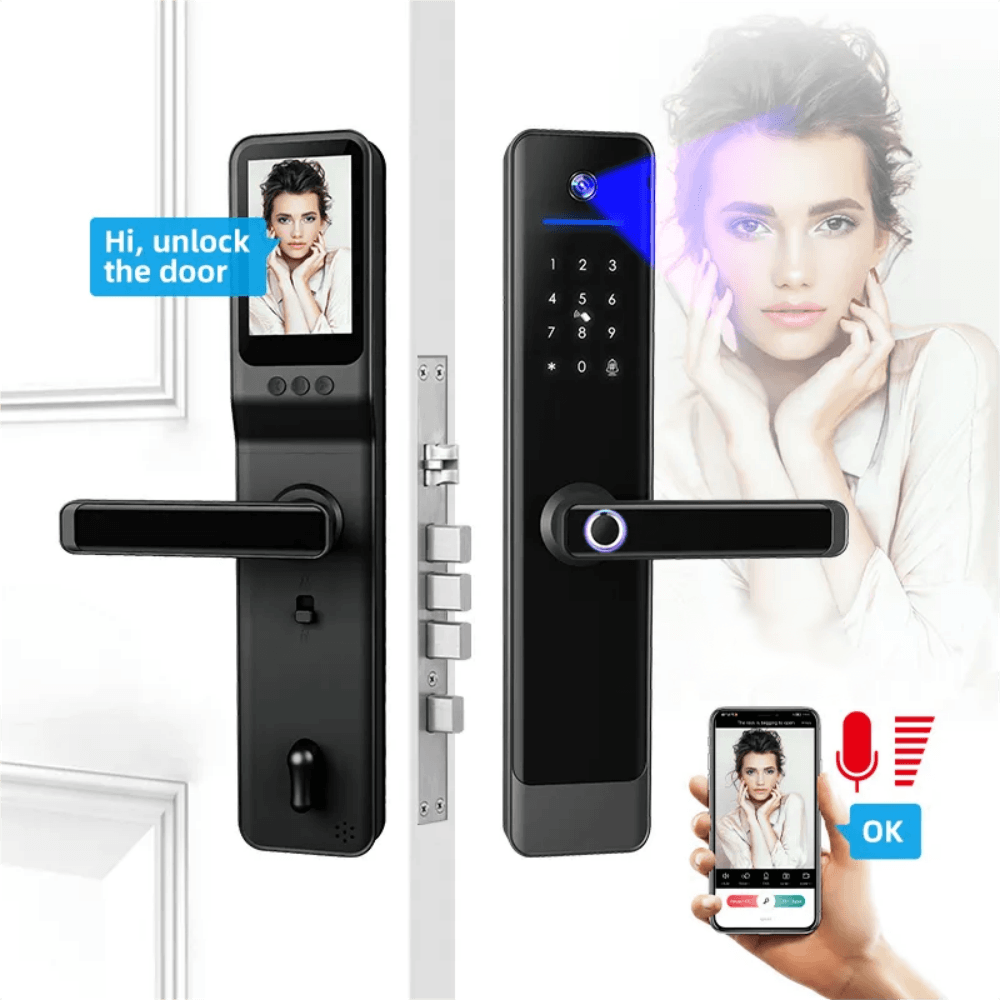 Tuya WiFi Video Smart Lock with Built-in Camera & Digital Keypad - Image 2
