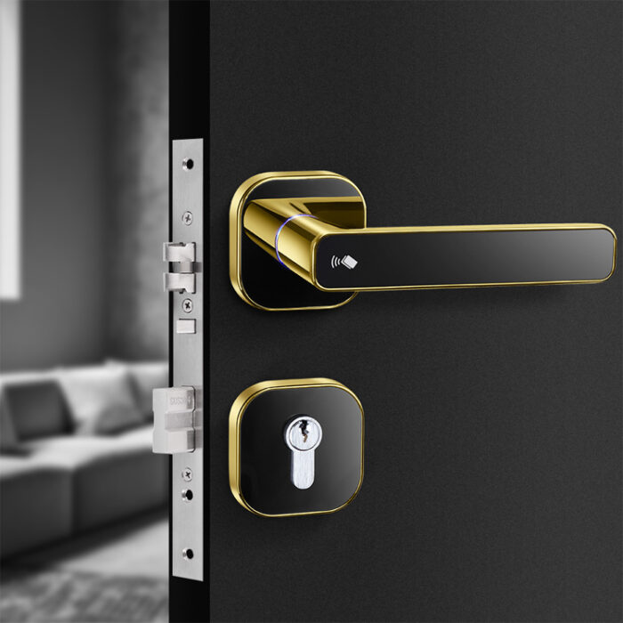 EURO Standard Zinc Alloy Lever Handle Lock Durable Bedroom Interior Doors Hotel Handles - Image 6