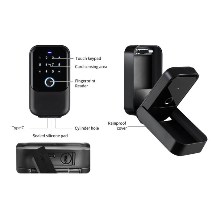 iLockey Waterproof TTlock App Bluetooth Key Box for Home Rental Office Key Storage Box - Image 4