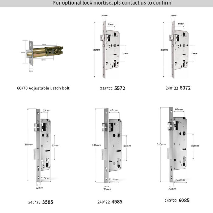 Aluminum Alloy Home Bedroom Tuya Smart Door Lock Fingerprint Password Keyless Smart Handle Lock - Image 4