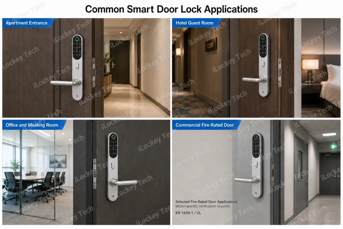 Common Smart Door Lock Applications