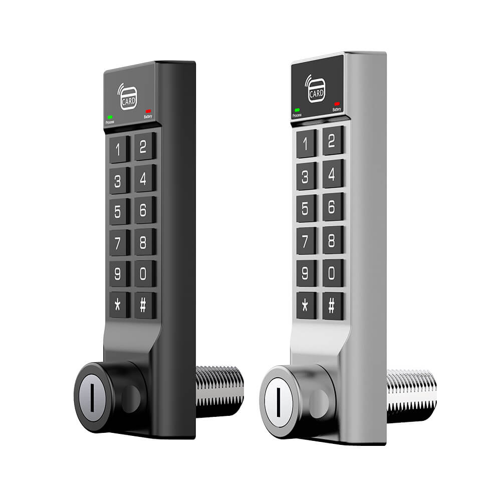 Rechargeable Keyless Smart Digital Cabinet Lock with RFID & PIN Code Access
