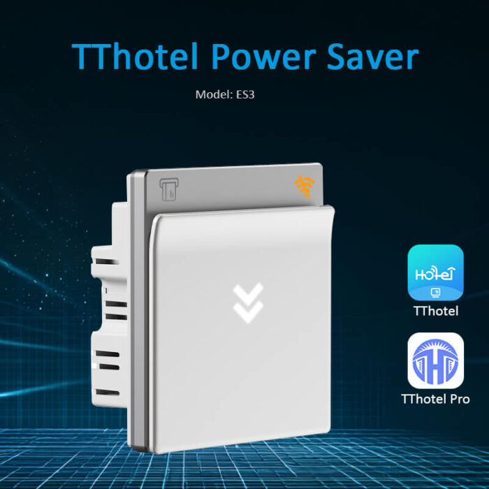 TThotel ES3W Energy Saver BLE Smart Hotel Energy Saving Switch Wall Mounted Card Holder Built-in WiFi Function - Image 5