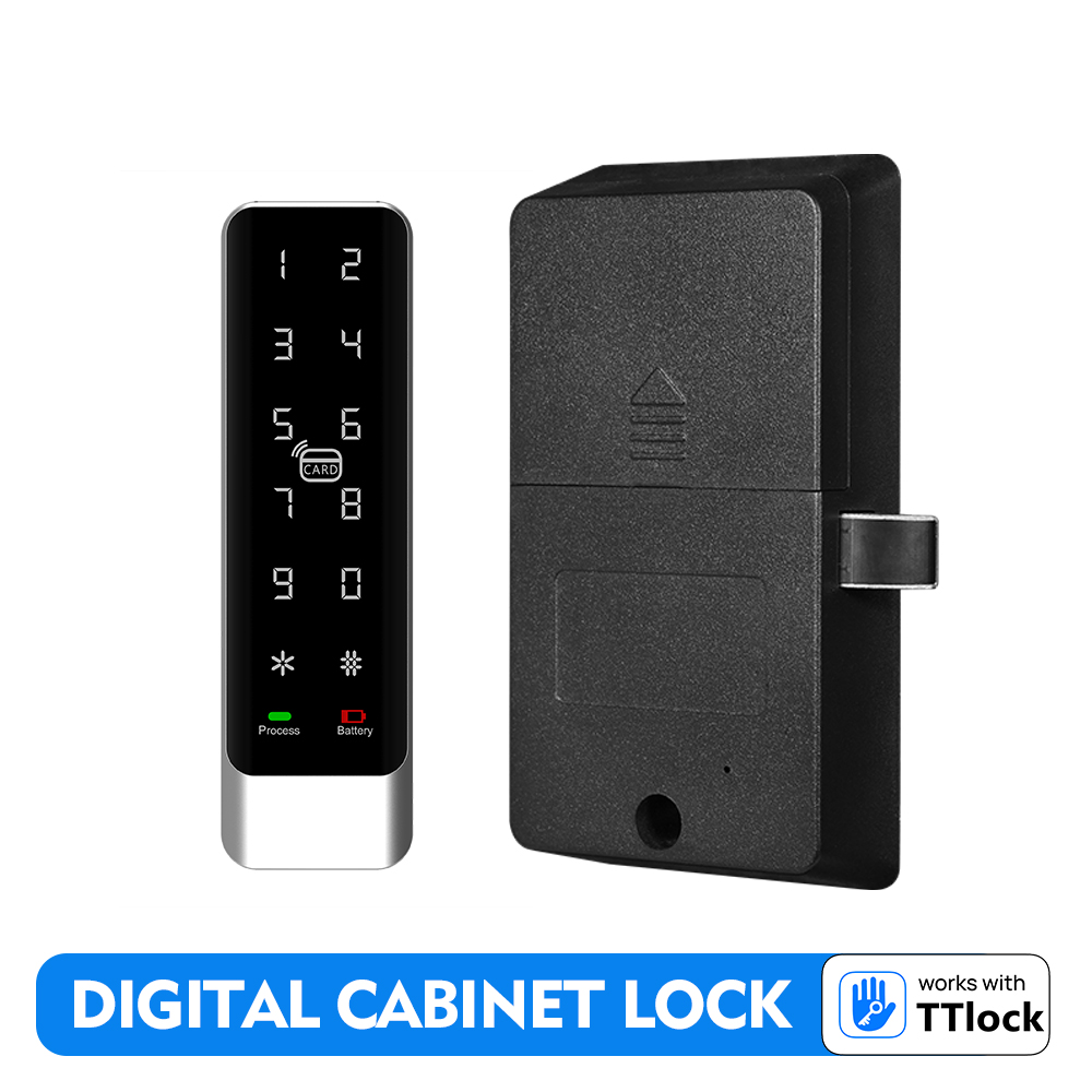Slim TTLock Keyless Smart RFID Digital Cabinet Lock for Swimming Pool Club - Image 2