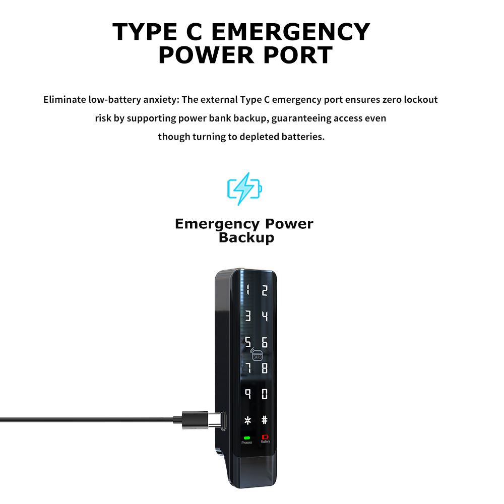 Slim TTLock Keyless Smart RFID Digital Cabinet Lock for Swimming Pool Club - Image 6